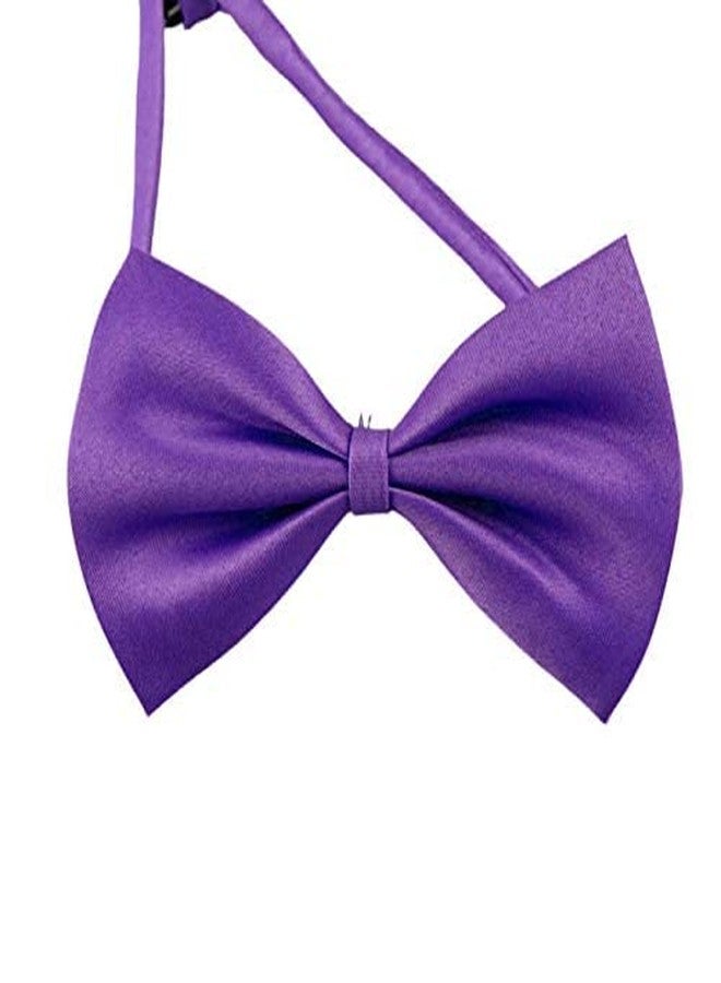 Pups&Pets ربطة عنق كبيرة الحجم قابلة للتعديل من Pups&Pets، مناسبة للحفلات والمناسبات الرسمية وحفلات الزفاف، للكلاب/الجراء/القطط/القطط الصغيرة (قطعة واحدة عشوائية). - Image 4